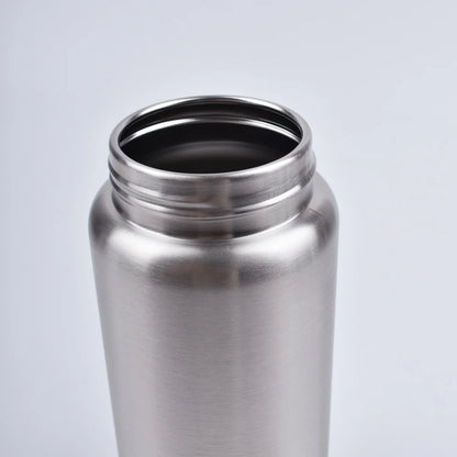 Large Capacity Stainless Steel Sports Water Bottle – Durable Metal Flask for Gym, Camping & Outdoor Use