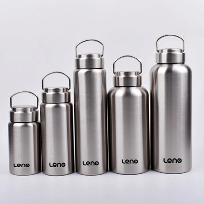Large Capacity Stainless Steel Sports Water Bottle – Durable Metal Flask for Gym, Camping & Outdoor Use