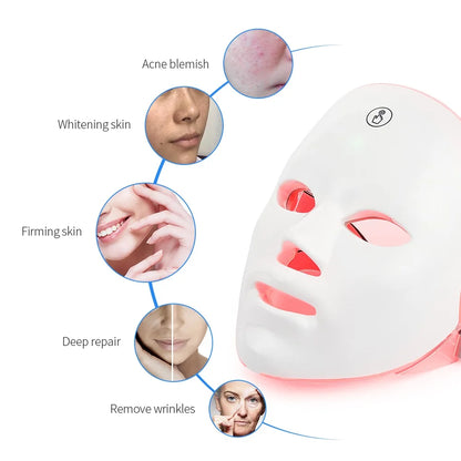 LED Facial Therapy Mask – Wireless Multi-Mode Light Mask for At-Home Skincare Routine