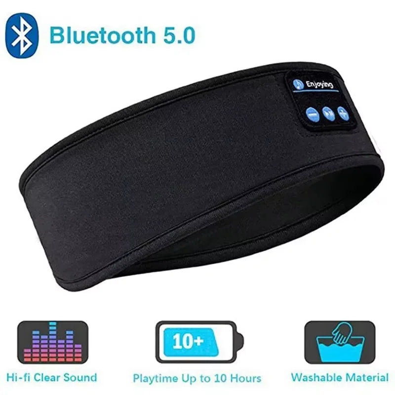 Wireless Bluetooth Sleeping Headband – Noise-Canceling Sports & Sleep Audio Mask