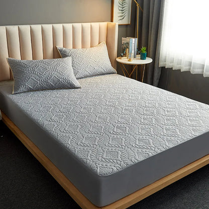 Waterproof Quilted Mattress Cover – Breathable Fitted Sheet Protector | Homevera