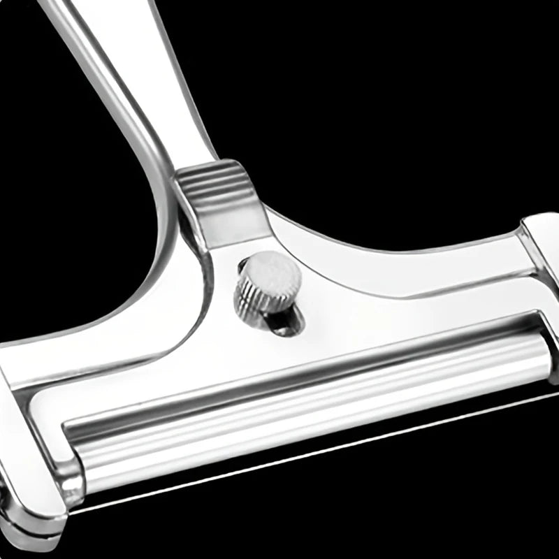Adjustable Stainless Steel Cheese & Butter Slicer | Multi-Purpose Kitchen Shaver