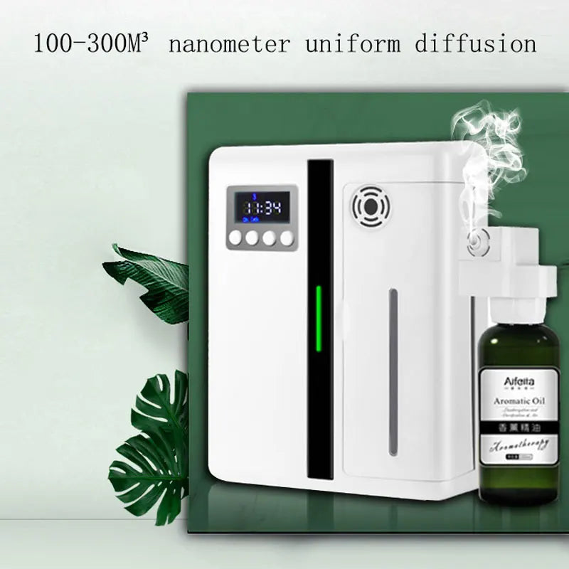 Wall-Mounted Scent Machine – 160ml Hotel-Grade Aroma Diffuser with Fan & Bluetooth