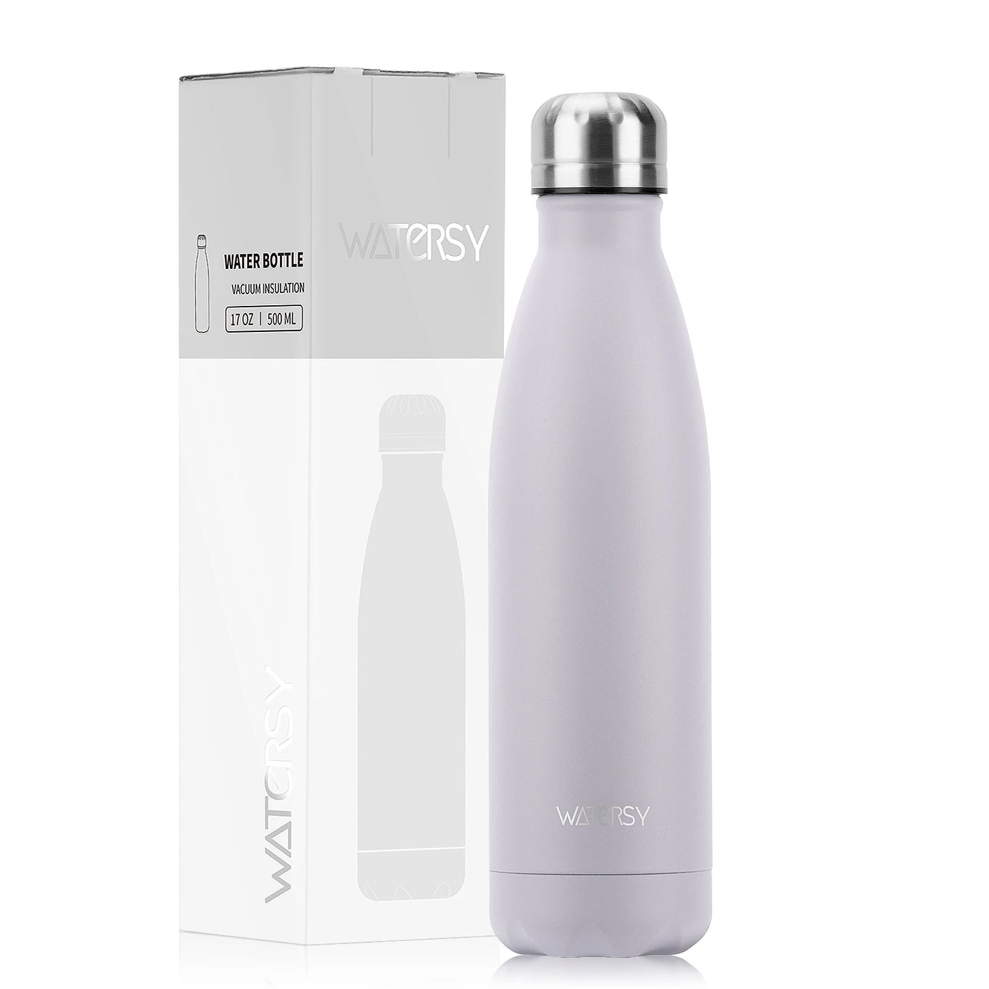 500ml Stainless Steel Insulated Water Bottle – Double Wall Vacuum Flask for Hot & Cold Drinks | Homevera