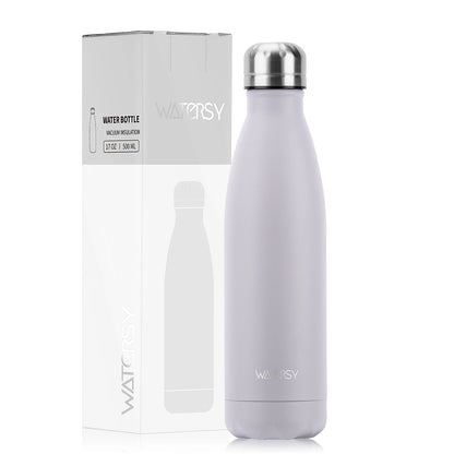 500ml Stainless Steel Insulated Water Bottle – Double Wall Vacuum Flask for Hot & Cold Drinks | Homevera