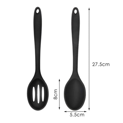 2-Piece Silicone Cooking Spoon Set