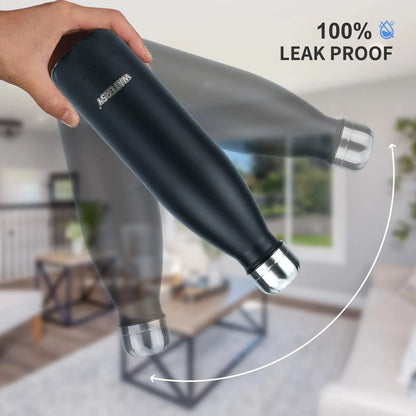 500ml Stainless Steel Insulated Water Bottle – Double Wall Vacuum Flask for Hot & Cold Drinks | Homevera