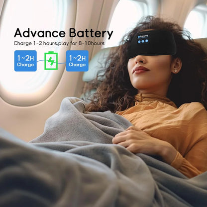 Wireless Bluetooth Sleeping Headband – Noise-Canceling Sports & Sleep Audio Mask