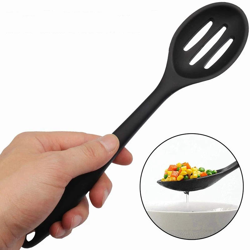 2-Piece Silicone Cooking Spoon Set