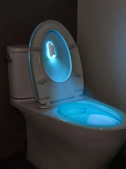 Toilet Night Light – Motion Sensor RGB 7-Color LED Bowl Light | Homevera