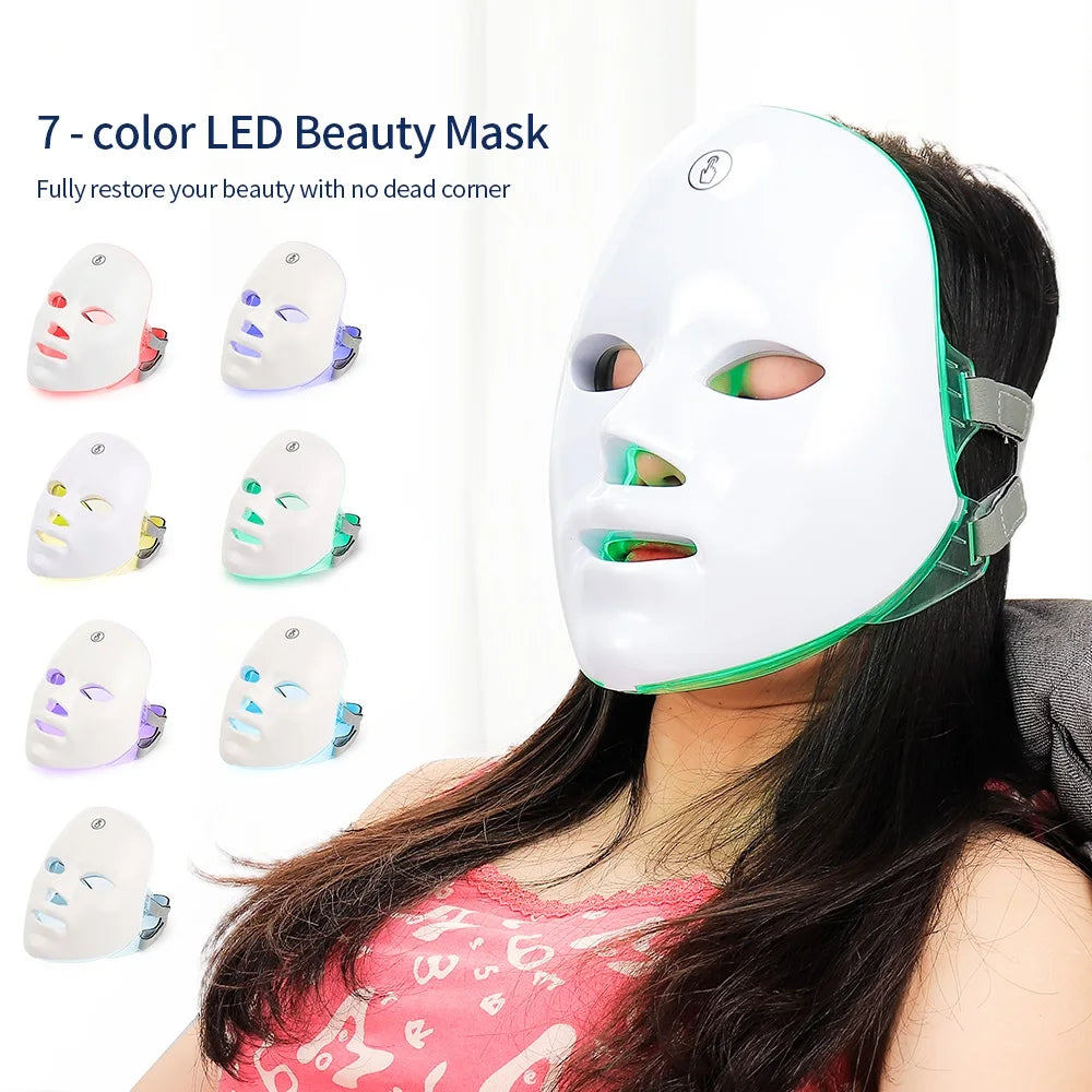 LED Facial Therapy Mask – Wireless Multi-Mode Light Mask for At-Home Skincare Routine