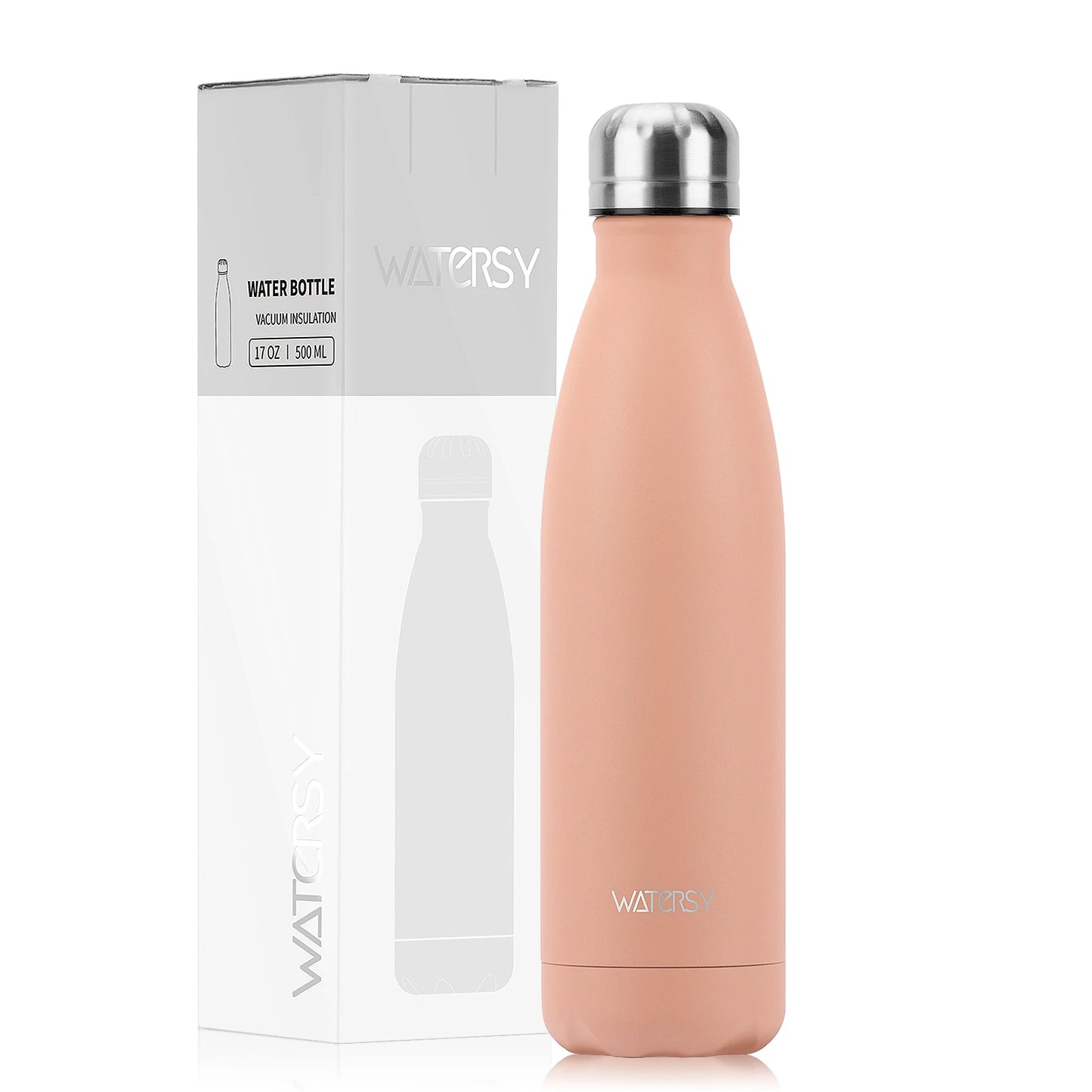 500ml Stainless Steel Insulated Water Bottle – Double Wall Vacuum Flask for Hot & Cold Drinks | Homevera