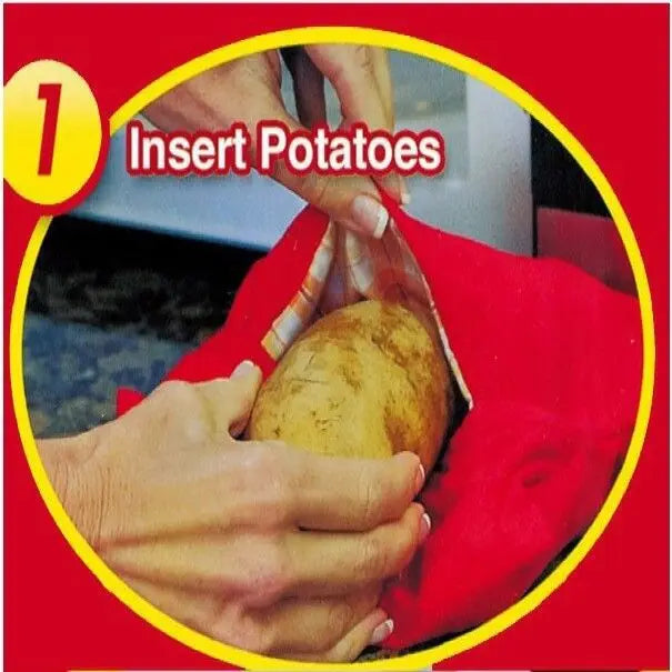 Microwave Potato Cooker Bag – Quick & Easy Baked Potato Maker (1PC / 2PCS Options)