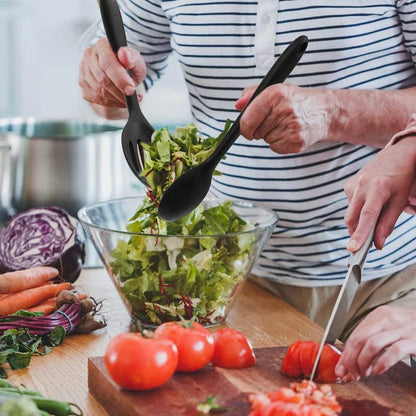 2-Piece Silicone Cooking Spoon Set