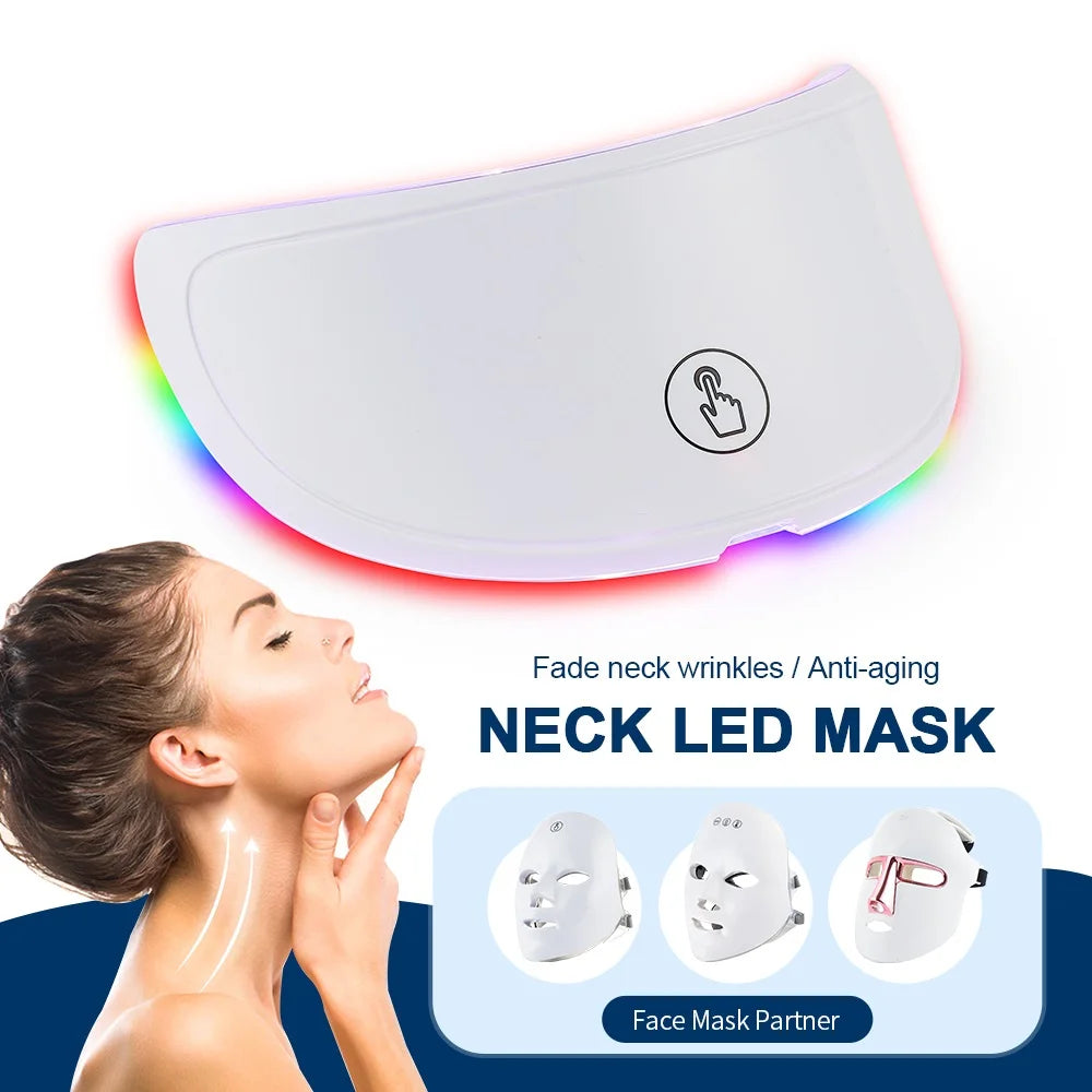 LED Face & Neck Mask – Rechargeable LED Photon Therapy Beauty Device
