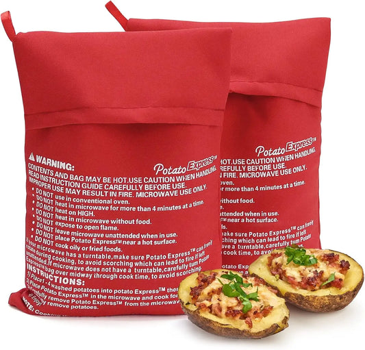 Microwave Potato Cooker Bag – Quick & Easy Baked Potato Maker (1PC / 2PCS Options)