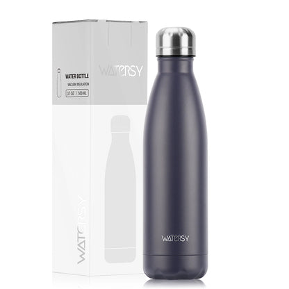 500ml Stainless Steel Insulated Water Bottle – Double Wall Vacuum Flask for Hot & Cold Drinks | Homevera