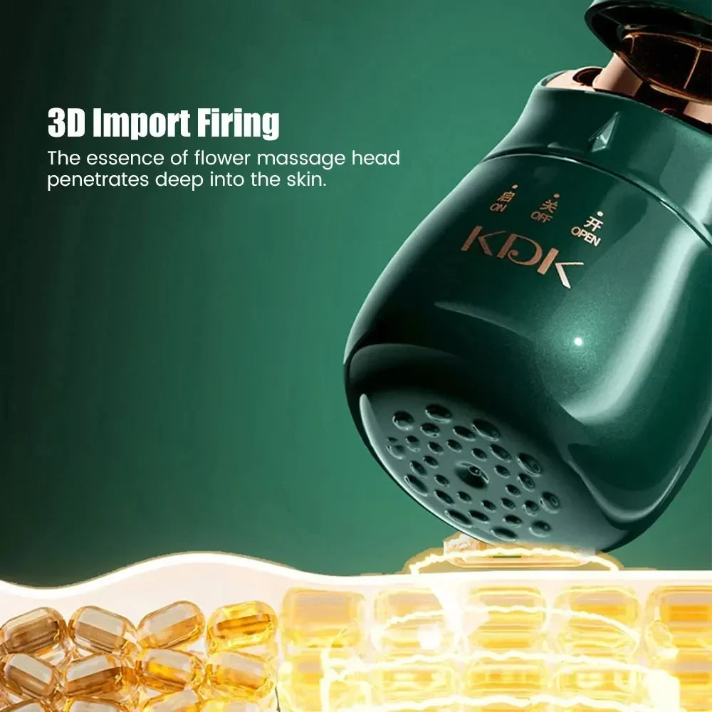 3-in-1 EMS Facial Lifting Device – Sonic Vibration Face, Neck & Eye Anti-Aging Massager