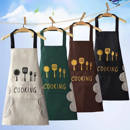Waterproof & Oilproof Kitchen Apron – Lightweight Cooking Apron for Men & Women | Homevera