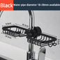 Rotatable Space Aluminum Sink Drain Rack – Faucet Sponge & Soap Holder Organizer for Kitchen & Bathroom