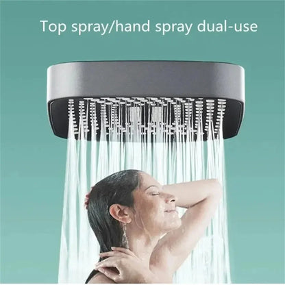 Adjustable 3-Mode High-Pressure Shower Head – Water-Saving Rainfall Handheld Shower for Bathroom