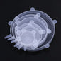6pcs/set Silicone Stretch Lids, Reusable Durable Food Storage Lids for Bowls, Silicone Lids