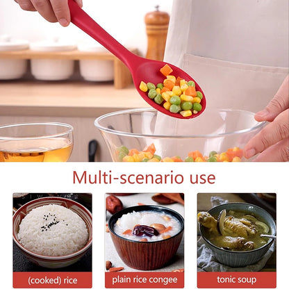 2-Piece Silicone Cooking Spoon Set