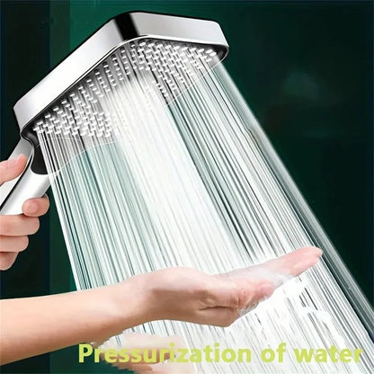 Adjustable 3-Mode High-Pressure Shower Head – Water-Saving Rainfall Handheld Shower for Bathroom