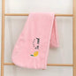 Embroidery-Style Hair Drying Cap – Thick Coral Fleece Towel for Quick & Gentle Hair Drying