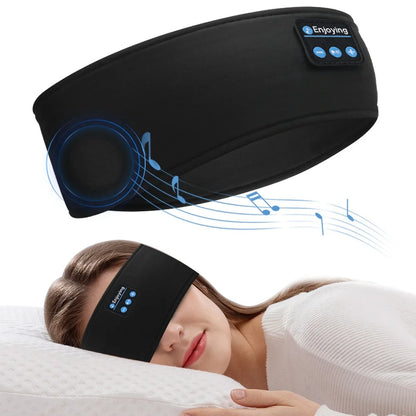 Wireless Bluetooth Sleeping Headband – Noise-Canceling Sports & Sleep Audio Mask