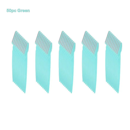 Professional Eyebrow Trimmer Kit for Women – Stainless Steel Facial Razor Set