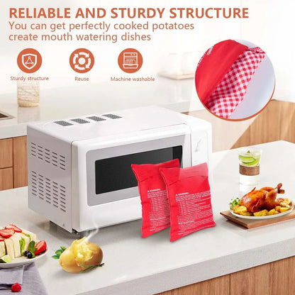 Microwave Potato Cooker Bag – Quick & Easy Baked Potato Maker (1PC / 2PCS Options)
