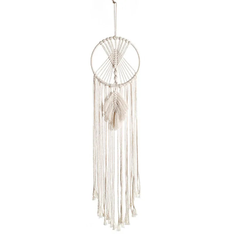 Macrame Dream Catcher Nordic Tapestry for Ramadan & Eid | Boho Wall Décor | Homevera