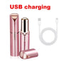 Electric Facial Hair Remover for Women – Painless Lipstick-Style USB Trimmer