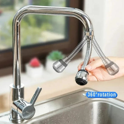 360° Rotating Faucet Aerator – Dual-Mode High-Pressure Sink Water Saver