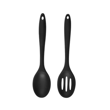 2-Piece Silicone Cooking Spoon Set