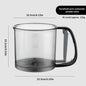 Semi-Automatic Flour Sieve with Capacity Scale – 40 Mesh Stainless Steel Baking Sifter Cup