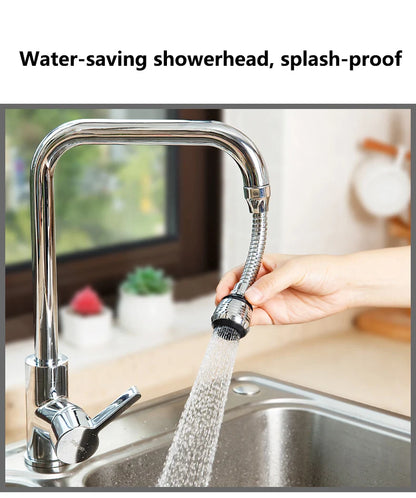 360° Rotating Faucet Aerator – Dual-Mode High-Pressure Sink Water Saver