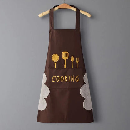 Waterproof & Oilproof Kitchen Apron – Lightweight Cooking Apron for Men & Women | Homevera