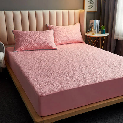 Waterproof Quilted Mattress Cover – Breathable Fitted Sheet Protector | Homevera