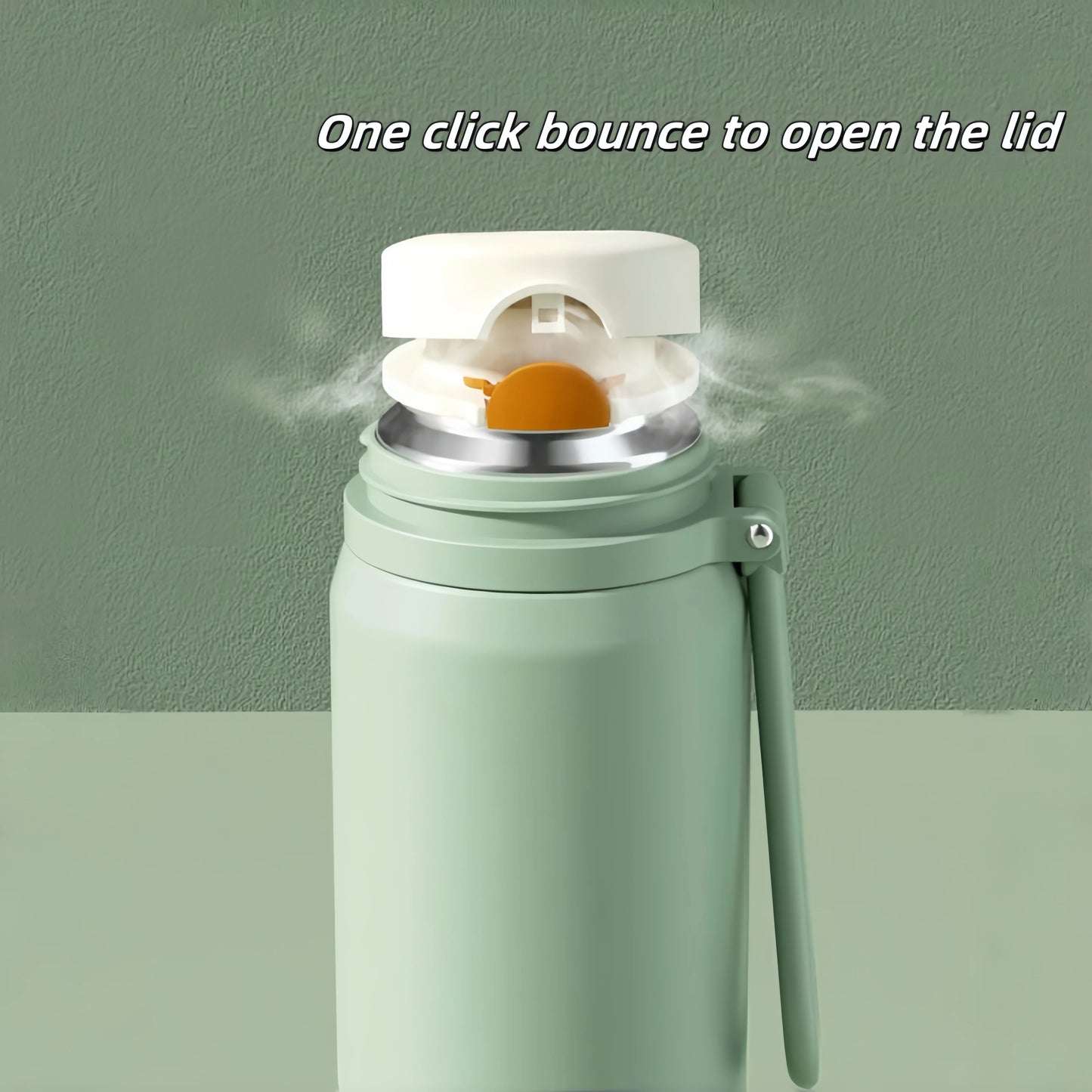 600ml Stainless Steel Thermal Water Bottle – Leakproof Insulated Travel Mug for Hot & Cold Drinks