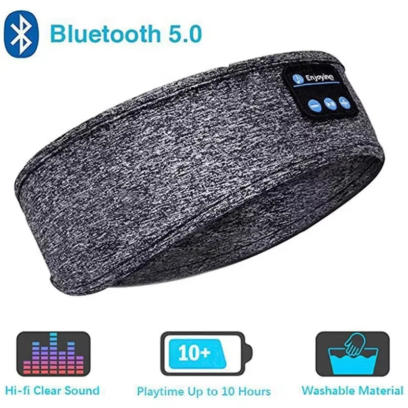 Wireless Bluetooth Sleeping Headband – Noise-Canceling Sports & Sleep Audio Mask