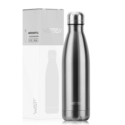 500ml Stainless Steel Insulated Water Bottle – Double Wall Vacuum Flask for Hot & Cold Drinks | Homevera