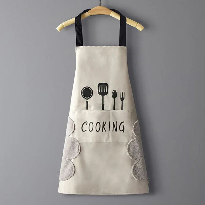 Waterproof & Oilproof Kitchen Apron – Lightweight Cooking Apron for Men & Women | Homevera