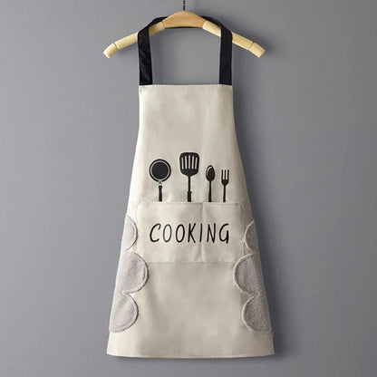 Waterproof & Oilproof Kitchen Apron – Lightweight Cooking Apron for Men & Women | Homevera
