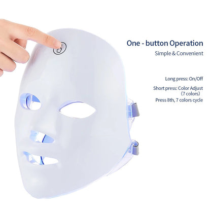 LED Facial Therapy Mask – Wireless Multi-Mode Light Mask for At-Home Skincare Routine