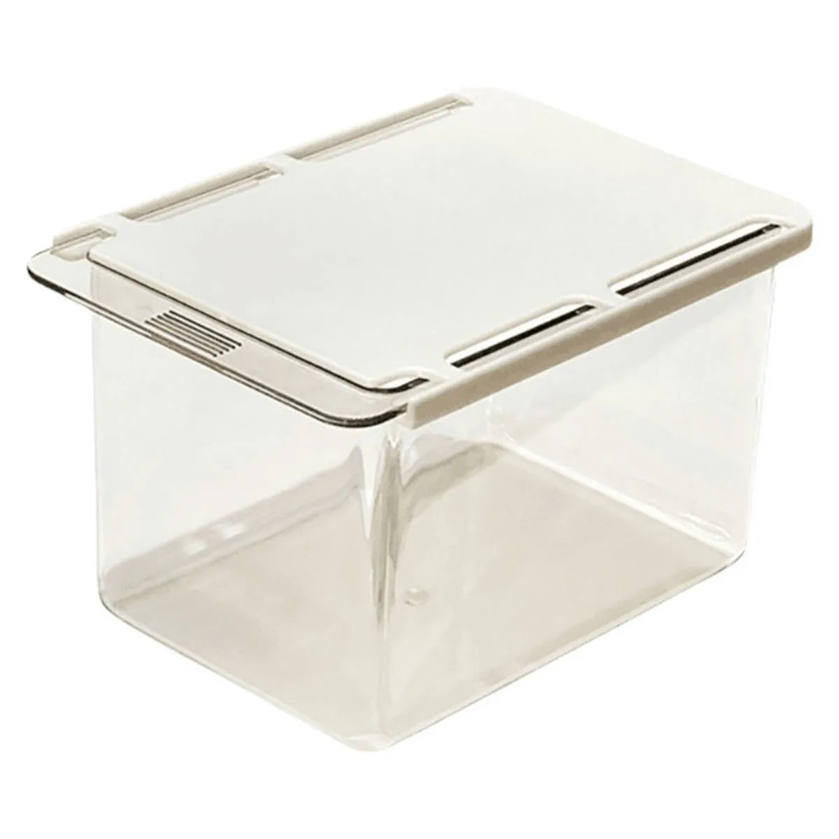 Transparent Bathroom Storage Box – Pull-Out Drawer Organizer for Cotton Swabs & Makeup Pads