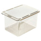 Transparent Bathroom Storage Box – Pull-Out Drawer Organizer for Cotton Swabs & Makeup Pads