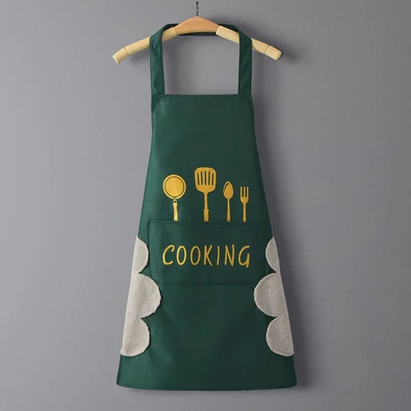 Waterproof & Oilproof Kitchen Apron – Lightweight Cooking Apron for Men & Women | Homevera