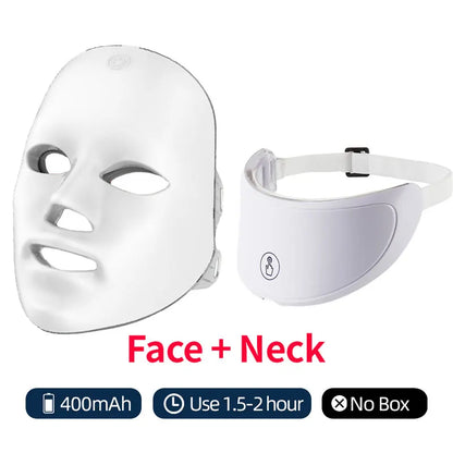 LED Face & Neck Mask – Rechargeable LED Photon Therapy Beauty Device
